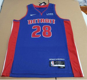 Maillot de Basket #28 Stewart Detroit Pistons Bleu